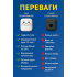 Портативный мини принтер для детей Максимальный набор 22в1 Детский беспроводной Bluetooth принтер Голубой