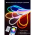 Умная гибкая неоновая светодиодная лента Neon LED RGB-IC 10м USB с Bluetooth приложением + крепления Умная гибкая неоновая светодиодная лента Neon LED RGB-IC 10м USB с Bluetooth приложением + крепления