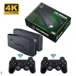 Игровая консоль Game Stick 4К M8 64G 2.4g wireless 20300 игр 2 джойстика