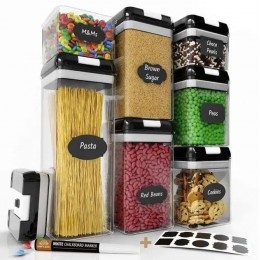 Набор контейнеров для сыпучих продуктов 7 предметов Судочки для круп Food Storage