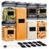 Набор контейнеров для сыпучих продуктов 7 предметов Судочки для круп Food Storage Набор контейнеров для сыпучих продуктов 7 предметов Судочки для круп Food Storage