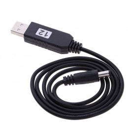 Кабель 12 В для роутера от USB, интернет от павербанка с преобразователем USB-DC 5,5 мм Кабель 12 В для роутера от USB, интернет от павербанка с преобразователем USB-DC 5,5 мм