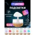 Увлажнитель Грибок с эффектом дождя + подсветка, Звуки дождя 7 режимов