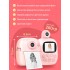 Детский фотоаппарат с мгновенной печатью и видео Kids Camera + SD карта 8 Gb + бумага Розовый Детский фотоаппарат с мгновенной печатью и видео Kids Camera + SD карта 8 Gb + бумага Розовый