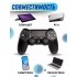 Джойстик для PS4, ПК, Android Беспроводной геймпад с вибрацией и сенсором USB Черный