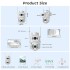 Уличная WIFI камера видеонаблюдения Двойная HD iCSee ночная съемка поворотная PTZ 1080p Белая Уличная WIFI камера видеонаблюдения Двойная HD iCSee ночная съемка поворотная PTZ 1080p Белая