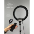 Кольцевая лампа профессиональная  RL-18 Original Ring Light 45 см 55 Вт + усиленный штатив