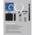Кольцевая лампа профессиональная  RL-18 Original Ring Light 45 см 55 Вт + усиленный штатив