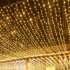 Гирлянда 400 Led 20 м теплый белый (желтая, золотая) Прозрачный провод 400 лампочек, 8 режимов