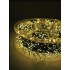 Гирлянда Мишура 30 метров 900 LED USB, пульт Хвойная лапа на зеленом кабеле, Теплый белый