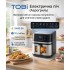 Аэрогриль мультипечь 12л 2400 Вт, AIR FRYER Tobi Сенсорная аэрофритюрница без масла с обзорным окном Аэрогриль мультипечь 12л 2400 Вт, AIR FRYER Tobi Сенсорная аэрофритюрница без масла с обзорным окном