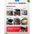 Аэрогриль мультипечь 12л 2400 Вт, AIR FRYER Tobi Сенсорная аэрофритюрница без масла с обзорным окном Аэрогриль мультипечь 12л 2400 Вт, AIR FRYER Tobi Сенсорная аэрофритюрница без масла с обзорным окном