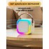 Детское караоке колонка с 1 микрофоном и RGB подсветкой и Bluetooth Розовая Детское караоке колонка с 1 микрофоном и RGB подсветкой и Bluetooth Розовая