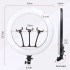 Кольцевая лампа 45 см цветная RGB Ring Fill сенсорное управление + Штатив + пульт + сумка Кольцевая лампа 45 см цветная RGB Ring Fill сенсорное управление + Штатив + пульт + сумка