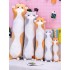 Длинная мягкая игрушка обнимашка Кот Батон. Подушка кот серый 110 см Длинная мягкая игрушка обнимашка Кот Батон. Подушка кот серый 110 см