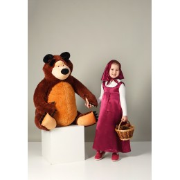 Мишка из мультфильма Маша и Медведь 150 см Teddy Boom шоколадно-карамельный Мишка из мультфильма Маша и Медведь 150 см Teddy Boom шоколадно-карамельный