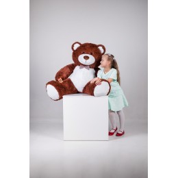 Плюшевый мишка UToys Билли 150 см шоколадный Плюшевый мишка UToys Билли 150 см шоколадный
