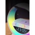 Настольная смарт лампа-ночник G-Smart BT-3401 с беспроводной зарядкой, колонкой и часами
