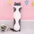 Длинная мягкая игрушка обнимашка Кот Батон. Подушка кот серый 70 см Длинная мягкая игрушка обнимашка Кот Батон. Подушка кот серый 70 см
