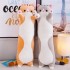 Длинная мягкая игрушка Кот Батон. Подушка обнимашка Кот 110 см бежевый Длинная мягкая игрушка Кот Батон. Подушка обнимашка Кот 110 см бежевый