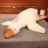 Игрушка Гусь подушка обнимашка плюшевая 80 см белый Игрушка Гусь подушка обнимашка плюшевая 80 см белый