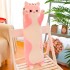 Мягкая игрушка обнимашка длинная Кот Батон. Подушка кот розовый 70 см Мягкая игрушка обнимашка длинная Кот Батон. Подушка кот розовый 70 см
