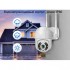 Уличная WIFI камера видеонаблюдения Full HD поворотная с микрофоном PTZ 1080p Уличная WIFI камера видеонаблюдения Full HD поворотная с микрофоном PTZ 1080p