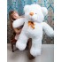 Плюшевый мишка Teddy Boom Веня 130 см Белый