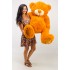 Игрушечный плюшевый мишка Teddy Boom Гриша 150 см карамель