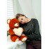 Плюшевый мишка Фрэнк 65 см Teddy Boom коричневый с сердцем Плюшевый мишка Фрэнк 65 см Teddy Boom коричневый с сердцем