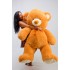 Огромный плюшевый мишка Teddy Boom Томми 2 метра карамель