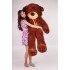Плюшевый мишка Teddy Boom Тедди 180 см шоколадный Плюшевый мишка Teddy Boom Тедди 180 см шоколадный