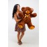 Маленький игрушечный мишка Teddy Boom Томми 100 см шоколадный Маленький игрушечный мишка Teddy Boom Томми 100 см шоколадный
