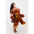 Маленький игрушечный мишка Teddy Boom Томми 100 см шоколадный Маленький игрушечный мишка Teddy Boom Томми 100 см шоколадный