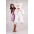 Плюшевый мишка Teddy Boom Тедди 140 см белый Плюшевый мишка Teddy Boom Тедди 140 см белый