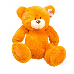 Метровый плюшевый мишка Teddy Boom Гриша 100 см карамель Метровый плюшевый мишка Teddy Boom Гриша 100 см карамель