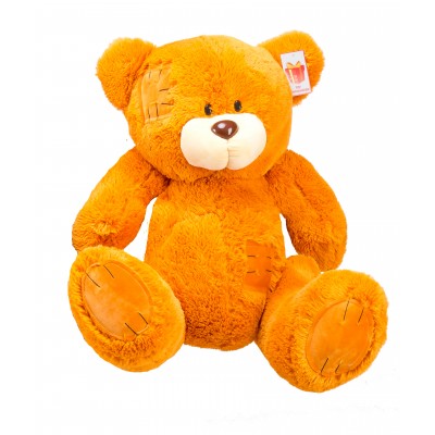 Метровый плюшевый мишка Teddy Boom Гриша 100 см карамель Метровый плюшевый мишка Teddy Boom Гриша 100 см карамель