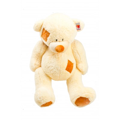 Мягкий мишка Teddy Boom Гриша 150 см кремовый
