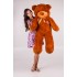 Плюшевый мишка Teddy Boom Тедди 140 см коричневый Плюшевый мишка Teddy Boom Тедди 140 см коричневый