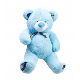 Плюшевый мишка с шарфом Teddy Boom Клетка 130 см голубой Плюшевый мишка с шарфом Teddy Boom Клетка 130 см голубой