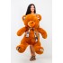 Плюшевый медведь с шарфиком Teddy Boom Клетка 130 см коричневый Плюшевый медведь с шарфиком Teddy Boom Клетка 130 см коричневый