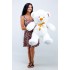 Мягкий медведь Teddy Boom Томми 100 см белый Мягкий медведь Teddy Boom Томми 100 см белый