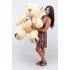 Плюшевый мишка Teddy Boom Клетка 130 см кремовый Плюшевый мишка Teddy Boom Клетка 130 см кремовый