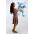 Плюшевый мишка Томми Teddy Boom 100 см голубой Плюшевый мишка Томми Teddy Boom 100 см голубой