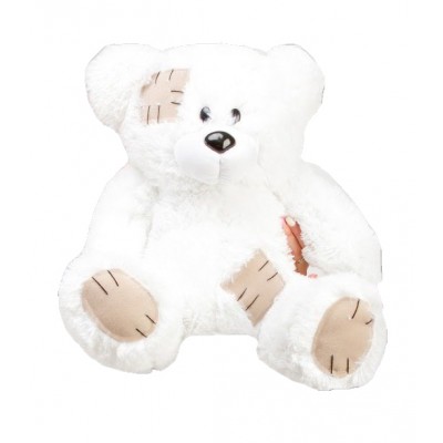 Маленький плюшевый мишка Teddy Boom Гриша 50 см белый Маленький плюшевый мишка Teddy Boom Гриша 50 см белый