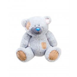 Игрушка медведь с латками Teddy Boom Гриша 100 см серый