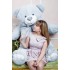 Огромный плюшевый мишка Teddy Boom Веня 200 см серый