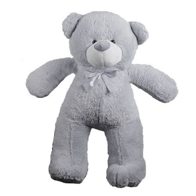 Огромный плюшевый мишка Teddy Boom Веня 200 см серый
