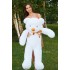Игрушка мишка Teddy Boom Тедди 120 см белый