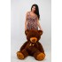 Игрушка медведь Teddy Boom Томми 150 см шоколадный